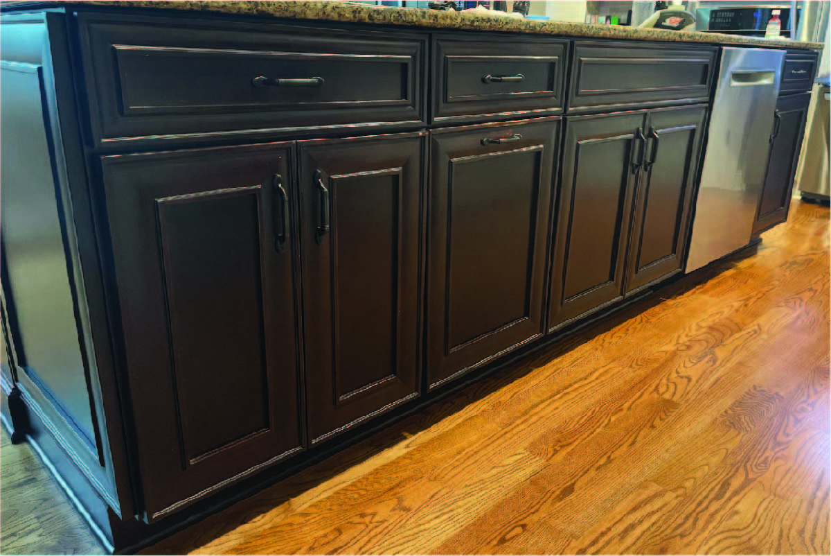 Back island before picture